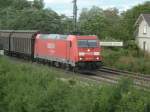 Am 25.08.2012 kam dann auch noch 185 257-3 mit dem Red-Bull Zug nach Haltingen.