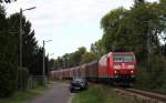 185 103-9 mit einem Mischer in Rintheim 13.9.12