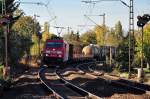 185 297-9 mit gem. Gterzug durch Bonn-Beuel - 31.10.2012