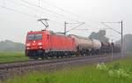 In Richtung Delitzsch war 185 203 am 01.06.13 mit einem gemischten Gterzug unterwegs.