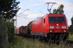 185 357-1 DB Schenker Rail bei Bamberg am 22.06.2013.
