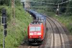 185 069-2 auf der Hamm-Osterfelder Strecke in Recklinghausen 24.7.2013