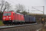 185 385-2 DB Schenker bei Redwitz am 13.12.2013.