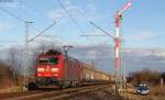 185 106-2 mit einemm Mischer an der Bk Basheide 7.1.14