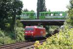 185 161-7 Railion Limmer mit Stadtbahn 01.07.2008