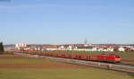 185 081-7 mit dem EK 56183 (Kornwestheim Rbf-Sindelfingen) bei Renningen 28.1.14