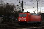 185 388-6 DB rangiert in Aachen-West bei Regenwolken am Nachmittag vom 22.2.2014.