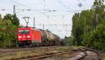 185 205-2 mit einem Kesselwagenzug in Bamberg (21.05.2014)