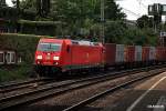 185 253-2 fuhr mit einen containerzug durch hh-harburg,datum 22.08.14