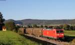 185 086-6mit dem GM 46717 (Moerdijk-Wolfurt) bei Weilheim 23.9.14