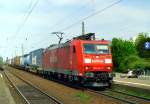 185 104 mit TEC 47395 (Bickenbach–Cheb) am 13.04.2007 in Bensheim