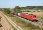 185 161 mit KT 43039 (Ludwigshafen BASF–Verona Quadrante) am 16.09.2012 zwischen Buggingen und Mllheim (Baden)