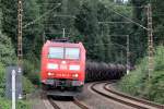 185 067-6 am BÜ KM27,298 auf der Hamm-Osterfelder Strecke in Recklinghausen 26.8.2015