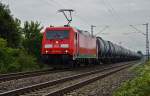 185 254-0 mit einen Kesselzug bei Thüngersheim am 08.09.15.