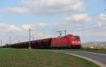 185 298-7 DB Schenker bei Staffelstein am 21.09.2015.