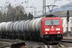 185 380-3 durchfährt Minden(Westf.) 2.1.2016