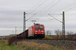 185 371-2 DB Schenker bei Lichtenfels am 10.11.2015.