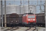 Vielfalt im Grenzbahnhof Buchs SG. DB 185 109-6. (05.04.2016)