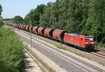 185 148 mit GC 62298 (Hamburg Hohe Schaar–Neuhof [Kr Fulda]) am 11.06.2015 zwischen Radbruch und Bardowick