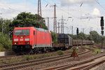 185 376-1 durchfährt Recklinghausen-Ost 10.8.2016