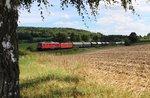 232 609-8 und 185 071-8 zu sehen am 23.08.16 mit dem 51722 in Lengenfeld. 