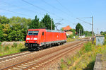 185 246-6 am 02.09.2016 in Leipzig-Rückmarsdorf.