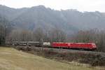 185 340 + 185... mit Güterzug bei Mixnitz am 13.12.2016.
