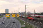 185 106 wurde am 25. Juli 2014 vom Kleinfeldsteg in Mannheim fotografiert.