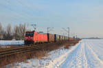 185 225 mit KT 41126 am 03.02.2015 bei Plattling.