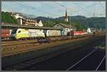 Loktreffen in Kufstein: ES64U2-029 von Lokomotion, zwei 185er von TXL und 1144 206 und eine Schwestermaschine der BB warten auf neue Einstze.