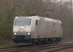 185 539-4 TXLogistcs (The European Rail Company) Lok der Baureihe 185 am 18.03.2007 in Datteln/Westfalen als Leerzug unterwegs.