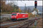 185 230 setzt am Abend des 26.10.07 im Aalener Bahnhof um, un in Krze an FZT 56080 von Aalen nach Stuttgart-Hafen anzusetzen.