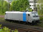 185 682-2 von Railpool parkte am 08/05/2010 in Aachen-West. Die Aufnahme entstand von der Brenstrasse aus.