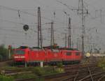 DB 185 137-7 in der Abstellgruppe vom Rbf Grokorbetha; 10.09.2010