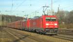 185 223-5 und Schwesterlok am 9.2.11 in Kln West.