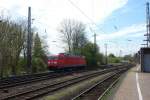 185 401-7 fuhr am 30.04.2012 Solo durch Osnabrck Hbf.