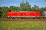 Profilansicht der DB 185 170. Sie fuhr am 05.06.2013 mit Kesselwagen durch die Berliner Wuhlheide