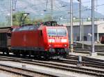 DB - 185 085-8 im Bahnhof Buchs am 19.05.2014