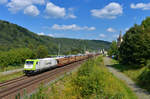 185 650 mit einem Autozug am 05.09.2017 bei Königstein.