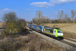 185 532 mit DGS 42921 am 28.02.2018 bei Langenisarhofen.