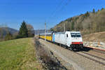 185 636 mit einem Altmann am 10.03.2015 bei Wernstein am Inn. 