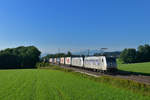 185 540 + 185 53x mit DGS 40870 am 29.08.2017 bei Hilperting.