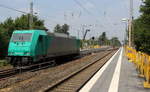 185 609-5 von Railtraxx  kommt als Lokzug aus Krefeld-Hbf nach Aachen-West nd fährt die Kohlscheider-Rampe hoch aus Richtung Herzogenrath und fährt durch Kohlscheid in Richtung