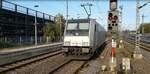 BR 185 690-5 Railpool auf Rangierfahrt im Bahnhof Bottrop am 30.10.2019