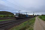 MRCE Dispolok Vectron X4E-879 (193 879-4) zieht die kalte 185 521-2 von ATLU und einen Güterzug des kombinierten Ladungsverkehrs in Richtung Gunzenhausen.