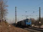 RSB 185 526 vor Kesselwagen  28.02.2009