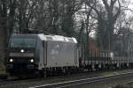 MRCE 185 566-7 (CFL Cargo) durchfhrt am 12.12.09 Ratingen-Lintorf