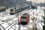 Am frostigen 19.12.2009 befand sich ein interessanter Fuhrpark auf dem Gterbahnhof Blankenburg Nord.