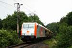 185 640 mit dem Buna-Zug auf dem Weg nach Rbeland in Httenrode.