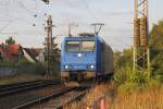 185 521-2, auf Warteposion in Lehrte(Westgruppe), am 03.08.2010